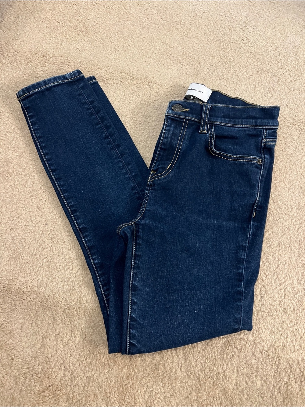 Current Elliott Size 26 Skinny Dark Blue Jeans